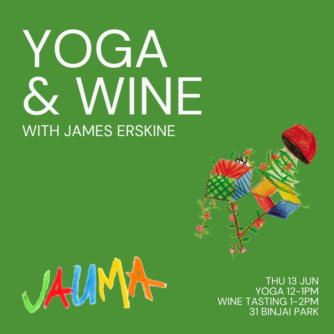 Thu 13 Jun: Yoga & Wine ft Jauma founder James Erskine