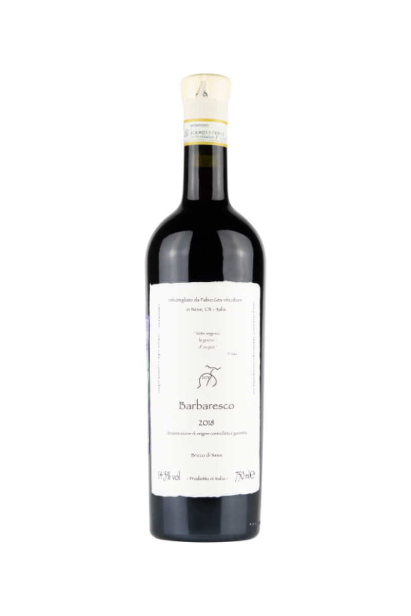 Fabio Gea Nòtu Seguiva Le Gocce D'Acqua Barbaresco 2018