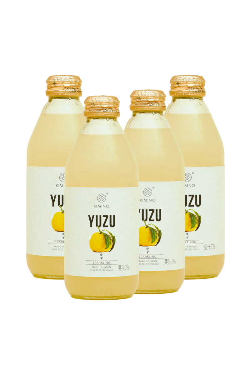 Kimino Yuzu Sparkling Juice (4-Pack)