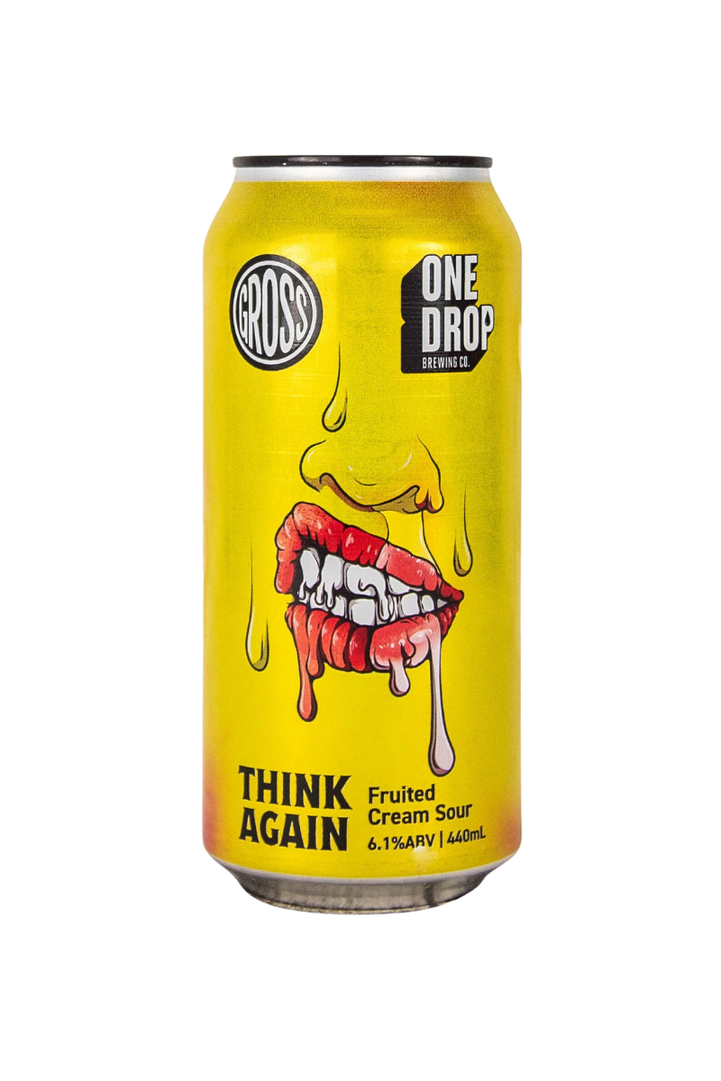 One Drop x Gross Brewing Think Again Fruited Cream Sour - Temple Cellars